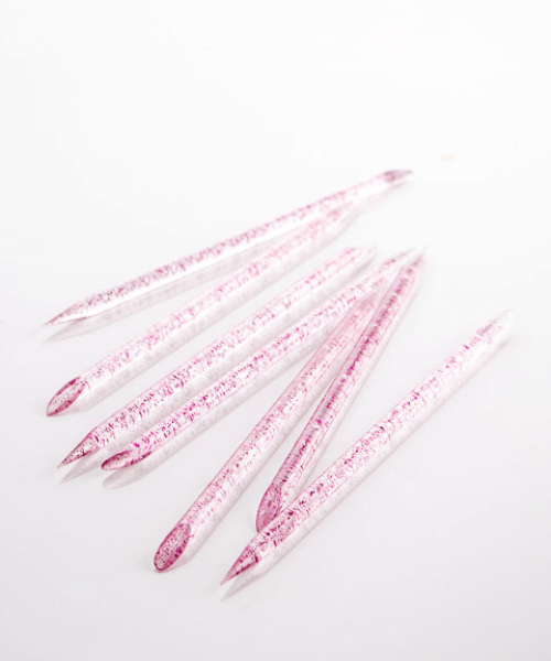 Багаторазові пластикові палички для кутикули Kodi Reusable Plastic Cuticle Sticks Purple фіолетові 50 шт