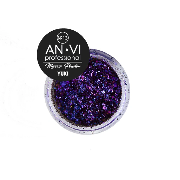 Дзеркальні лусочки юки ANVI Yuki Mirror Powder №13 Space Heartbeat 1,2г