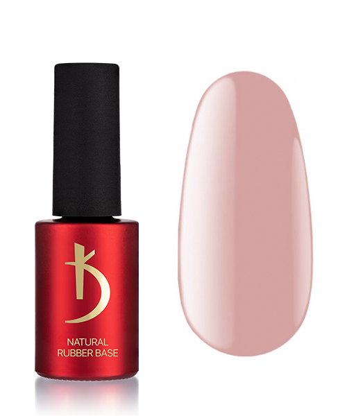 Каучукова основа для гель лаку Kodi Natural Rubber Base (Tea Rose) чайна троянда 7 мл