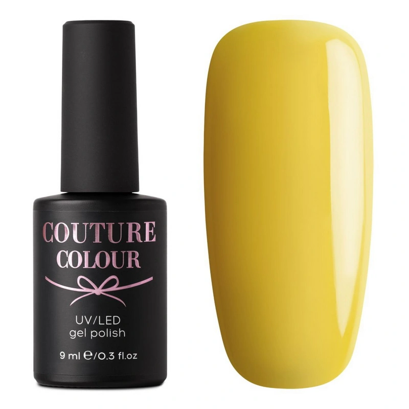 Гель-лак Couture Colour Gel Polish 185 літній жовтий, емаль 9 мл