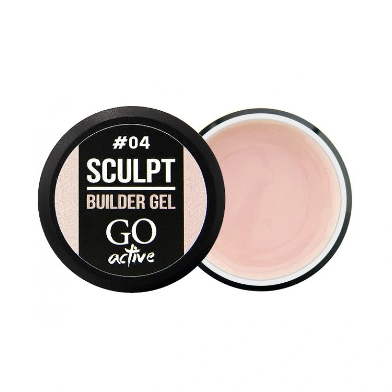 Білдер-гель для моделювання нігтів GO Active Sculpt Builder Gel 04 Beige бежевий 12 мл