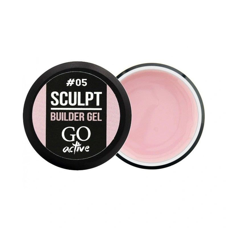 Білдер-гель для моделювання нігтів GO Active Sculpt Builder Gel 05 Natural натуральний рожевий 12 мл