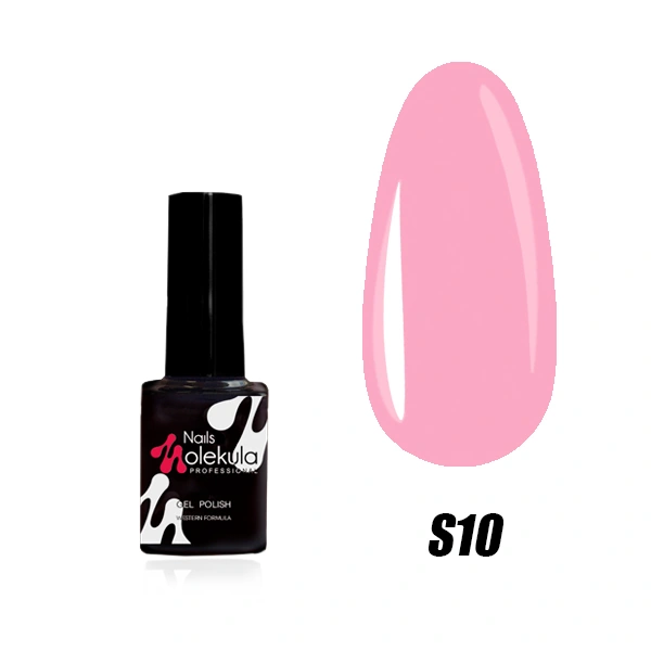 Гель-лак Molekula S10 Pink Flamingo фіолетовий, емаль 6 мл