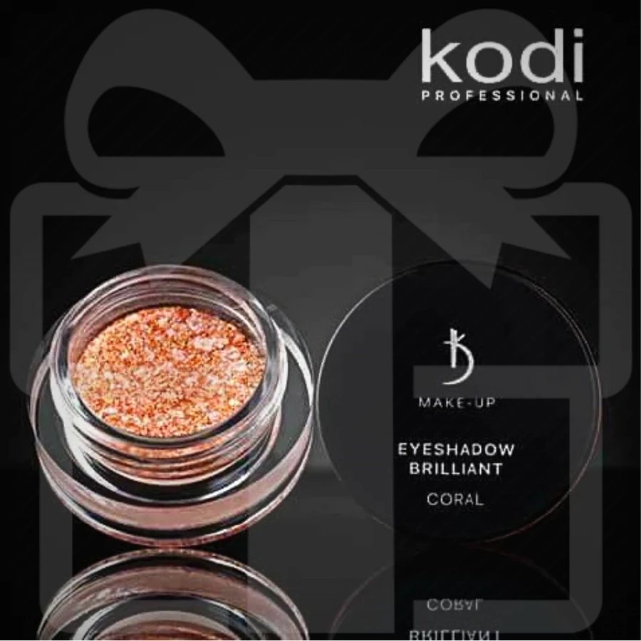 Тіні для повік з шиммером Kodi Подарунок! Kodi Eyeshadow Brilliant в асортименті 3.5 г
