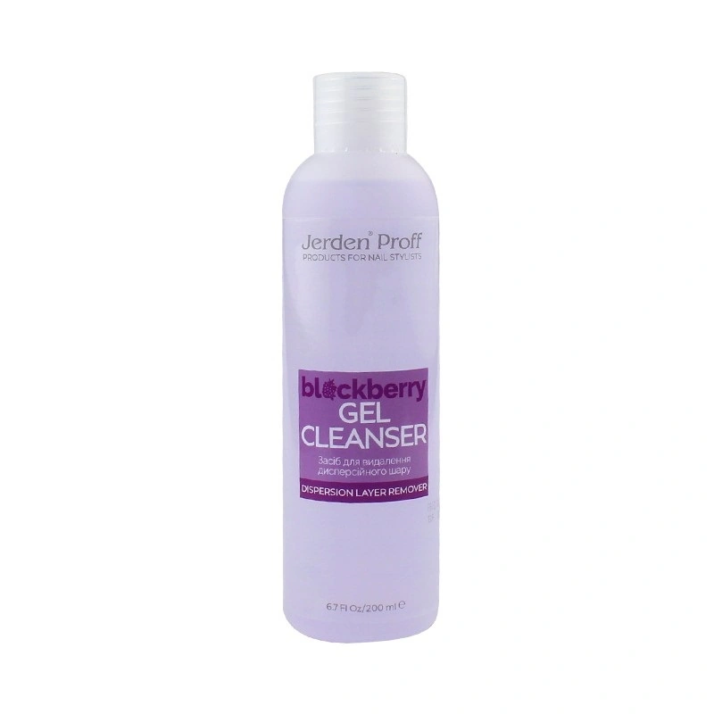 Засіб для видалення липкого шару Jerden-Proff Gel Cleanser Blackberry Ожина 200 мл