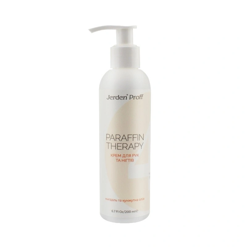 Крем для рук і нігтів "Мигдаль та кунжутна олія" Jerden-Proff Paraffin Therapy Hand Cream 200 мл