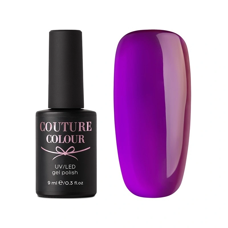 Гель-лак Couture Colour Vitrage Gel Polish VG03 фіолетовий, вітражний 9 мл
