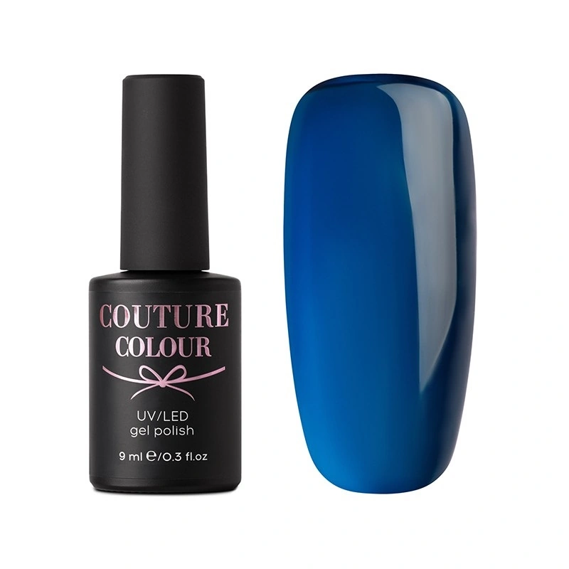 Гель-лак Couture Colour Vitrage Gel Polish VG04 синій, вітражний 9 мл