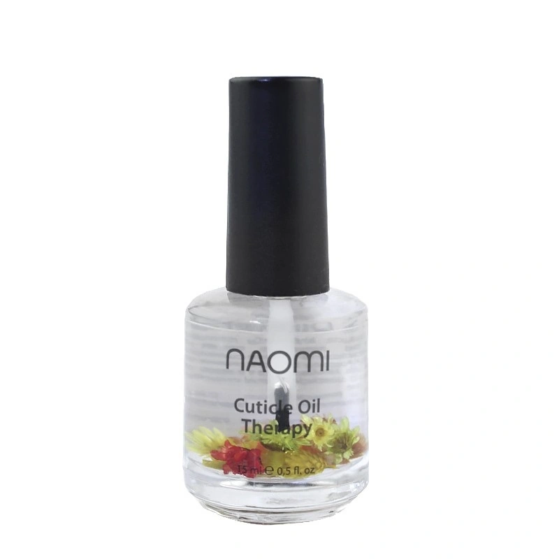 Олія для кутикули із сухоцвітом Naomi Cuticle Oil Therapy Orange апельсин 15 мл