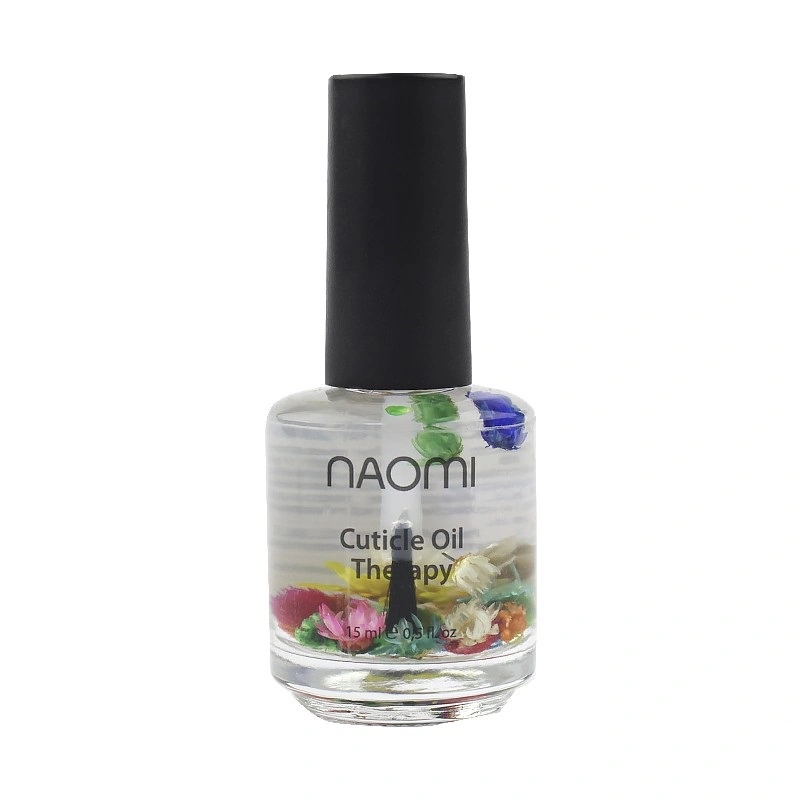 Олія для кутикули із сухоцвітом Naomi Cuticle Oil Therapy Vanilla ваніль 15 мл