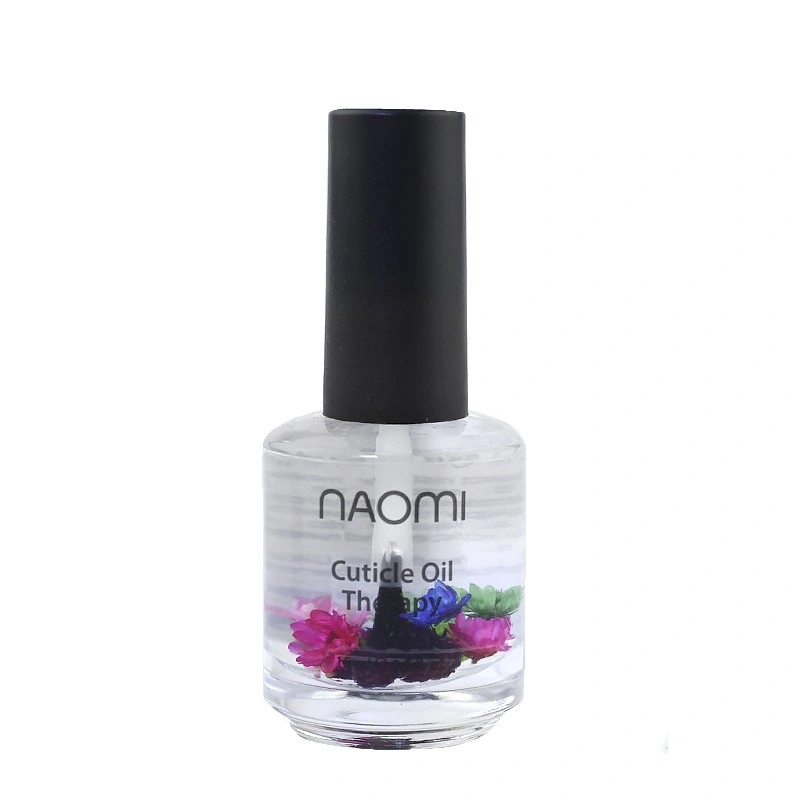 Олія для кутикули із сухоцвітом Naomi Cuticle Oil Therapy Lavender лаванда 15 мл