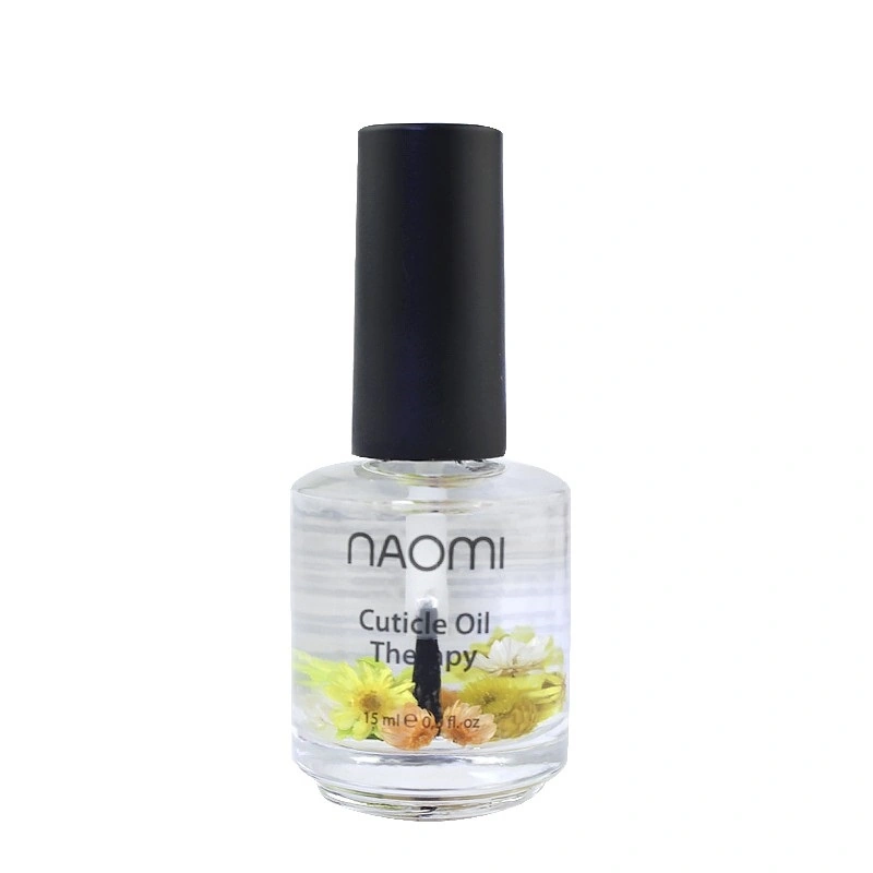 Олія для кутикули з сухоцвітом Naomi Cuticle Oil Therapy Lemon лимон 15 мл