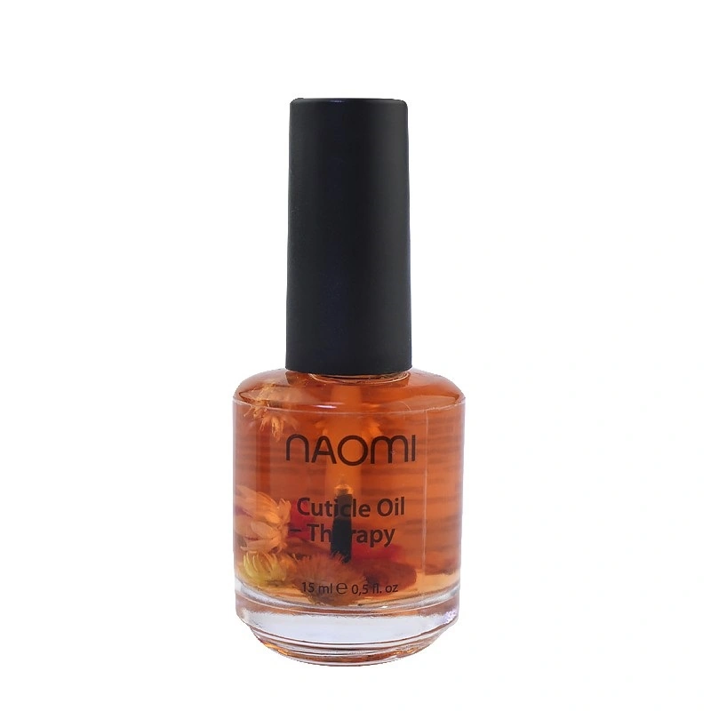 Олія для кутикули із сухоцвітом Naomi Cuticle Oil Therapy Apricot абрикос 15 мл