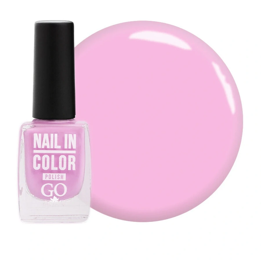 Лак для нігтів GO Active Nail in Color №36 весняний рожевий, емаль 10 мл
