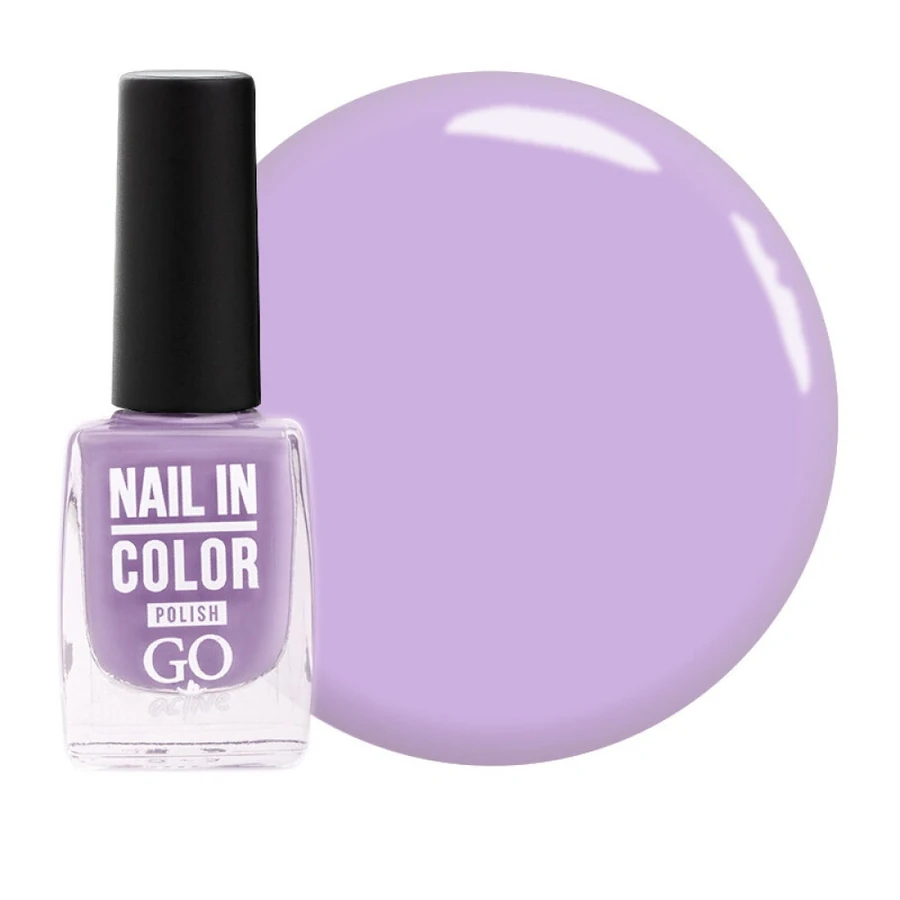 Лак для нігтів GO Active Nail in Color №40 бузковий, емаль 10 мл