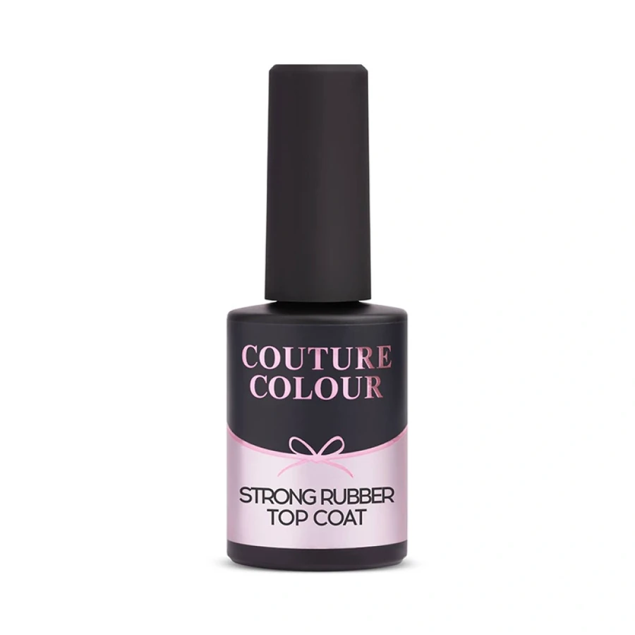 Каучуковий густий топ для гель-лаку Couture Colour Strong Rubber Top Coat без липкого шару 9 мл