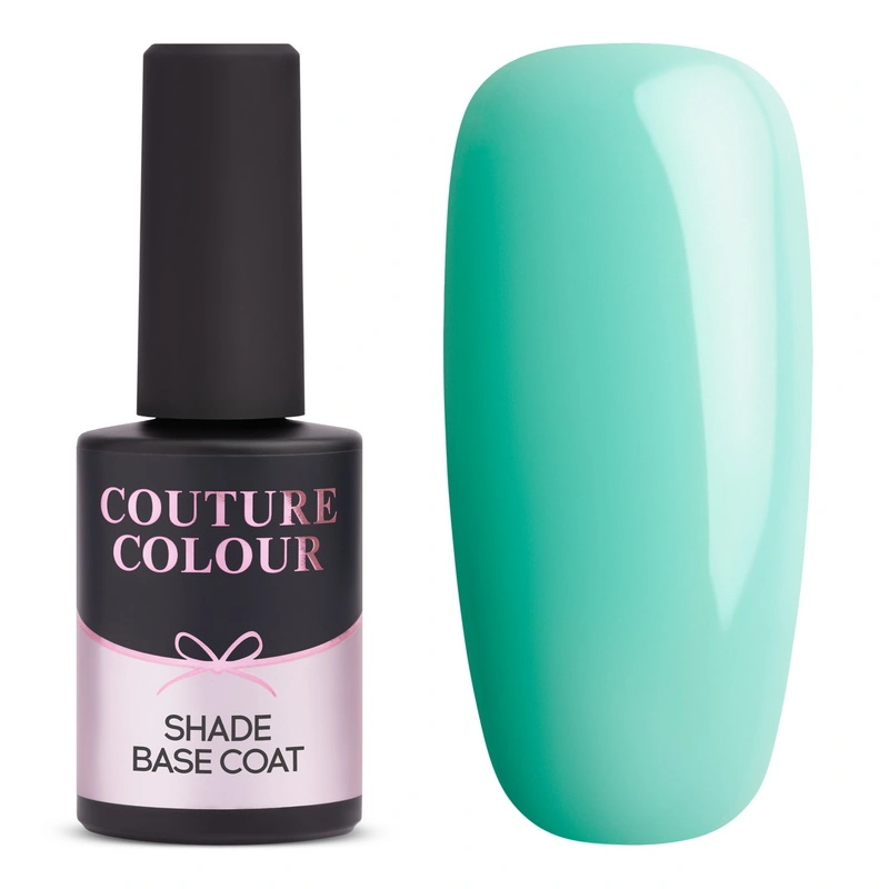 Кольорове базове покриття Couture Colour Shade Base 02 світлий м`ятно-бірюзовий 9 мл