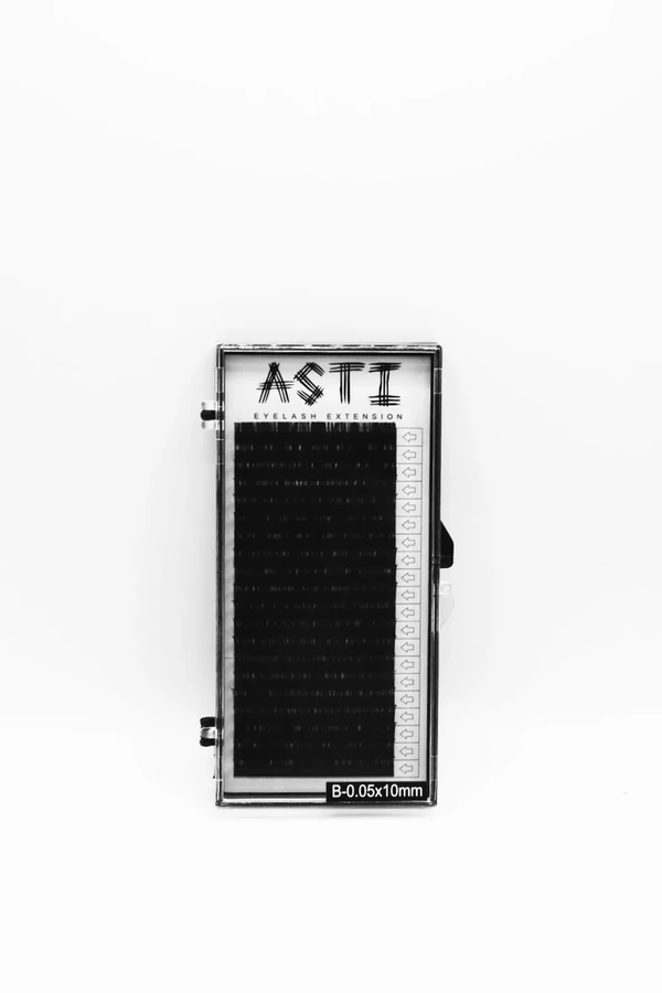 Вії для нарощування ASTI HYLON LASH 20 B-0.05 х 10 мм