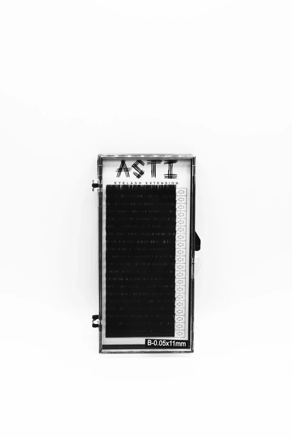 Вії для нарощування ASTI HYLON LASH 20 B-0.05 х 11 мм