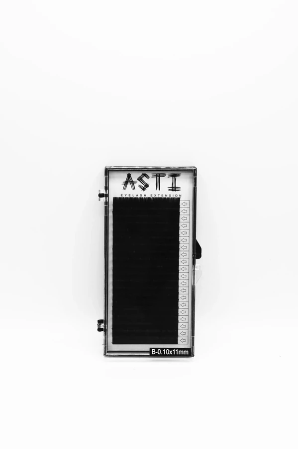 Вії для нарощування ASTI HYLON LASH 20 B-0.10 х 11 мм