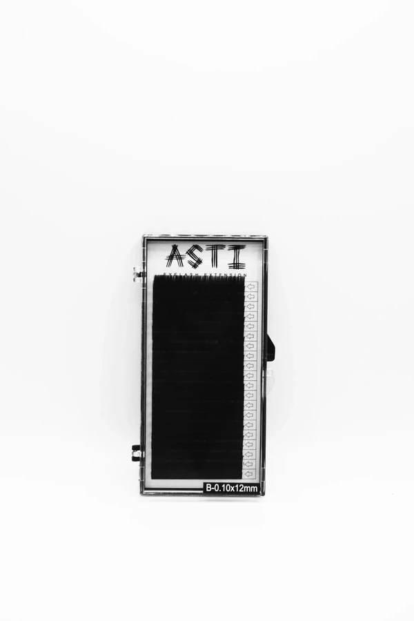 Вії для нарощування ASTI HYLON LASH 20 B-0.10 х 12 мм