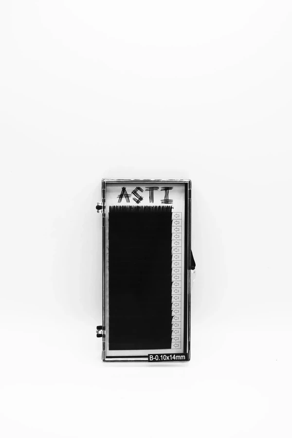 Вії для нарощування ASTI HYLON LASH 20 B-0.10 х 14 мм