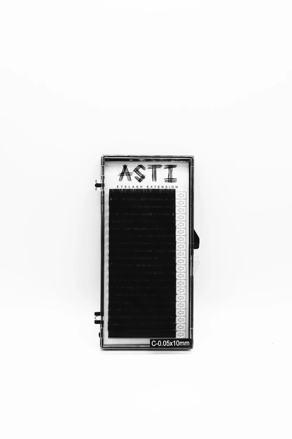 Вії для нарощування ASTI HYLON LASH 20 C-0.05 х 10 мм