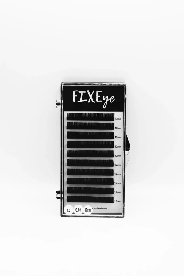 Вії для нарощування FIXEye HYLON LASH 10 C-0.07 х 12 мм