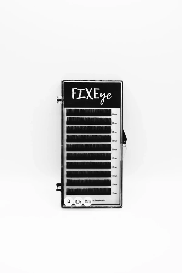 Вії для нарощування FIXEye SILK LASH 10 B-0.05 х мікс 11 мм
