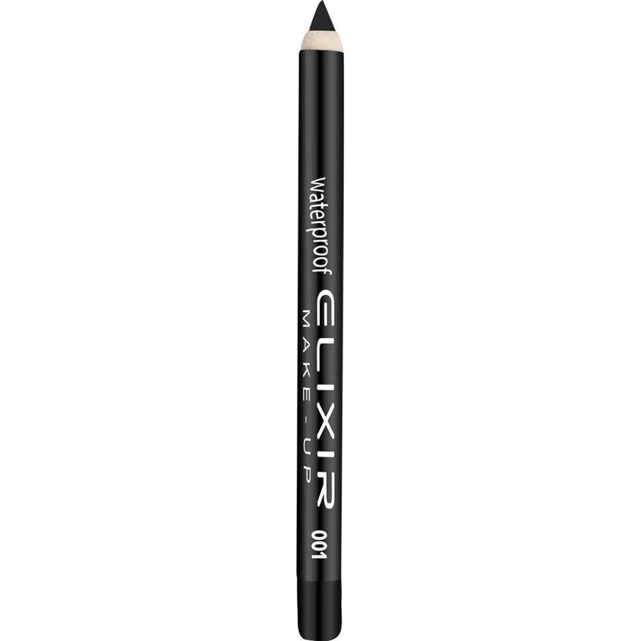 Олівець для очей водостійкий Elixir Waterproof Eye 001 Black Diamond чорний