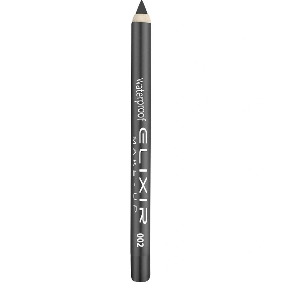 Олівець для очей водостійкий Elixir Waterproof Eye 002 Graphite графітовий