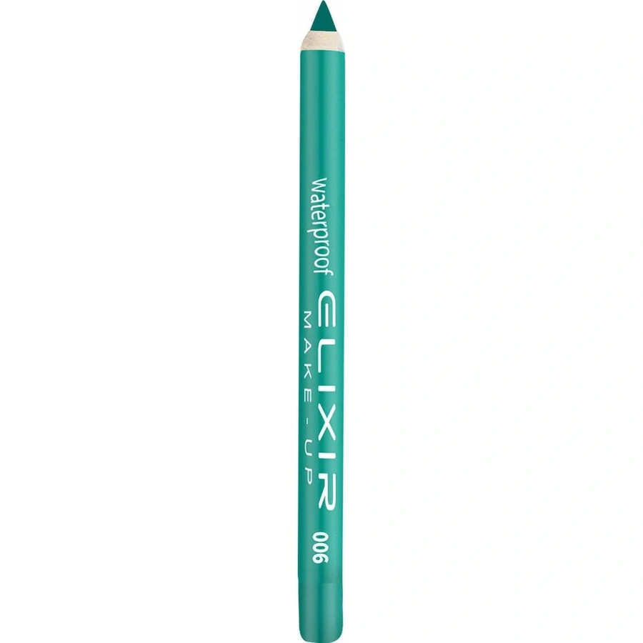 Олівець для очей водостійкий Elixir Waterproof Eye 006 Spring Green бірюзово-зелений