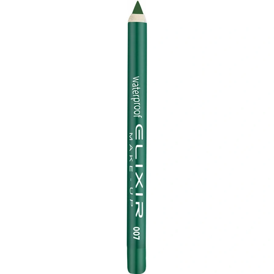 Олівець для очей водостійкий Elixir Waterproof Eye 007 Green Forest зелений