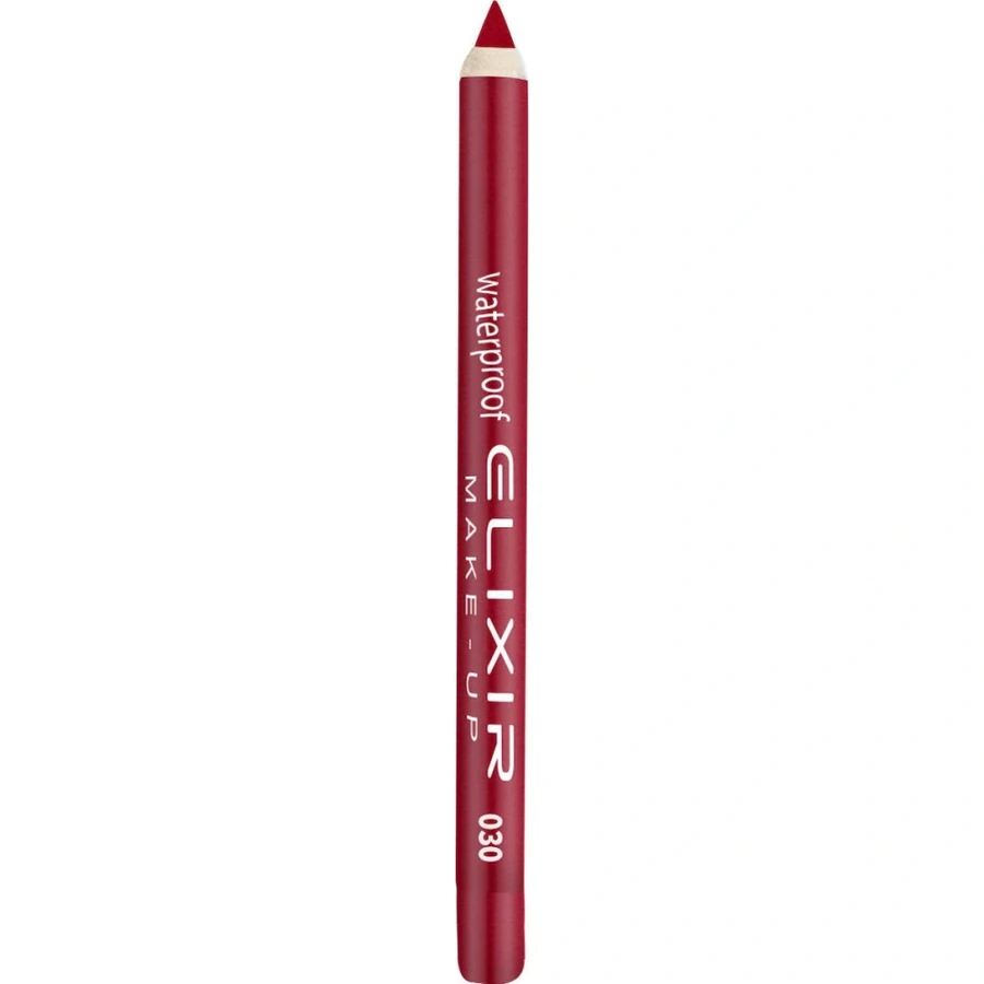 Водостійкий олівець для губ Elixir 030 True Red