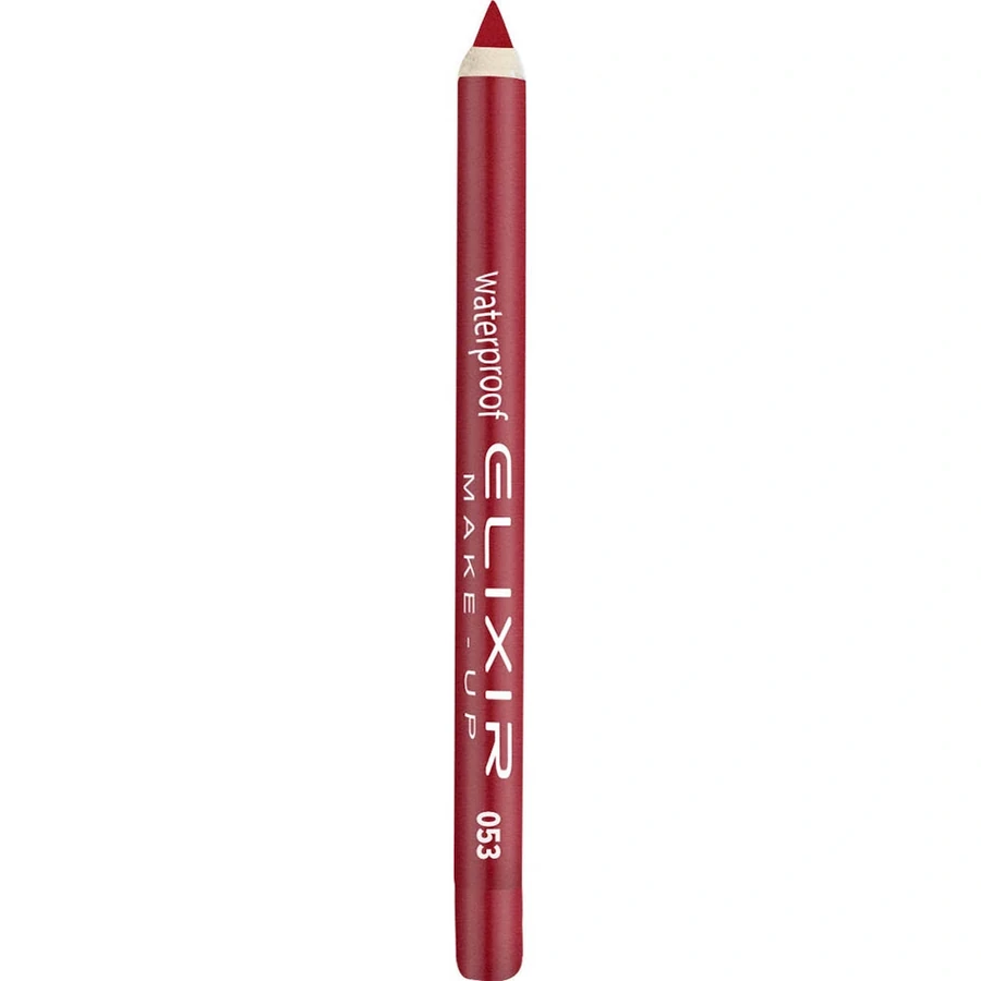 Водостійкий олівець для губ Elixir 053 Vermillion Red