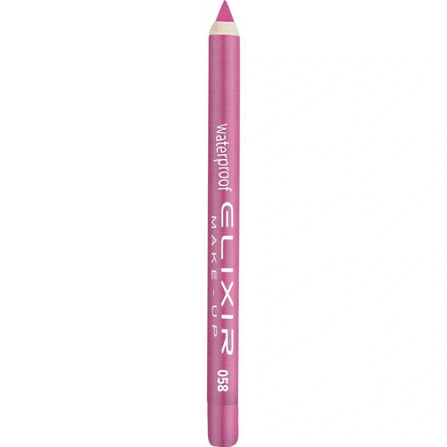 Водостійкий олівець для губ Elixir 058 Hot Pink