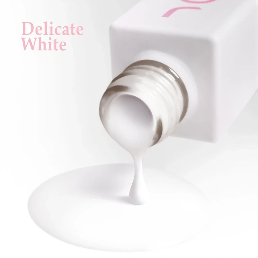 Рідкий гель для укріплення та моделювання JOIA PolyLiquid gel Delicate White білий 8 мл