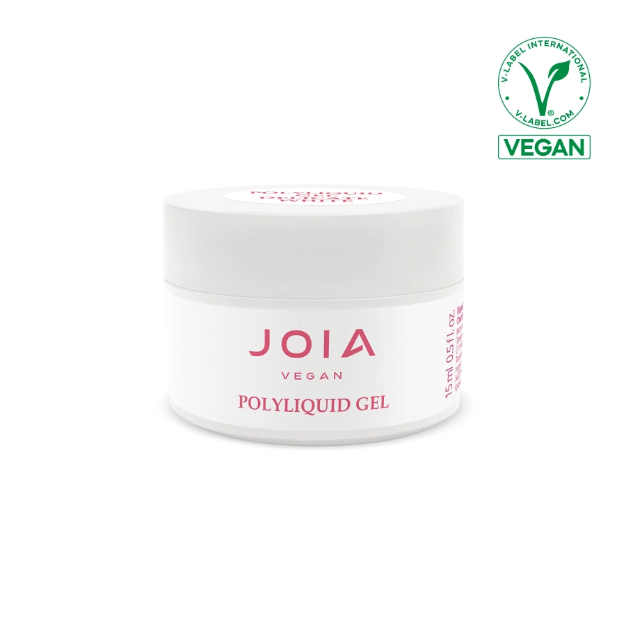 Рідкий гель для укріплення та моделювання JOIA PolyLiquid gel Delicate White 15 мл