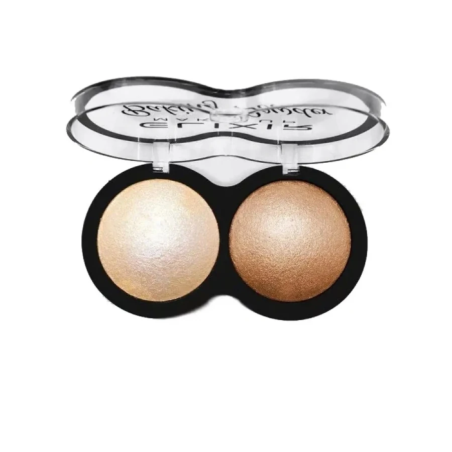 Хайлайтер запечений Elixir Highlighter DUO Gold Champagne 776A золото-шампань