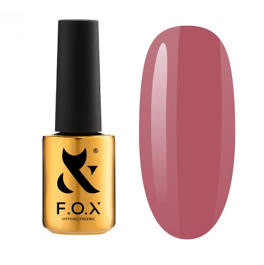 Гель-лак FOX Gel-polish Gold Spectrum 086 марсала, емаль 14 мл