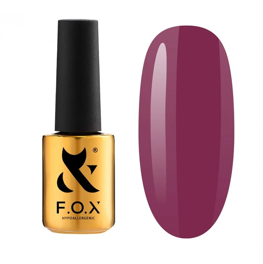 Гель-лак FOX Gel-polish Gold Spectrum 088 винний, емаль 14 мл