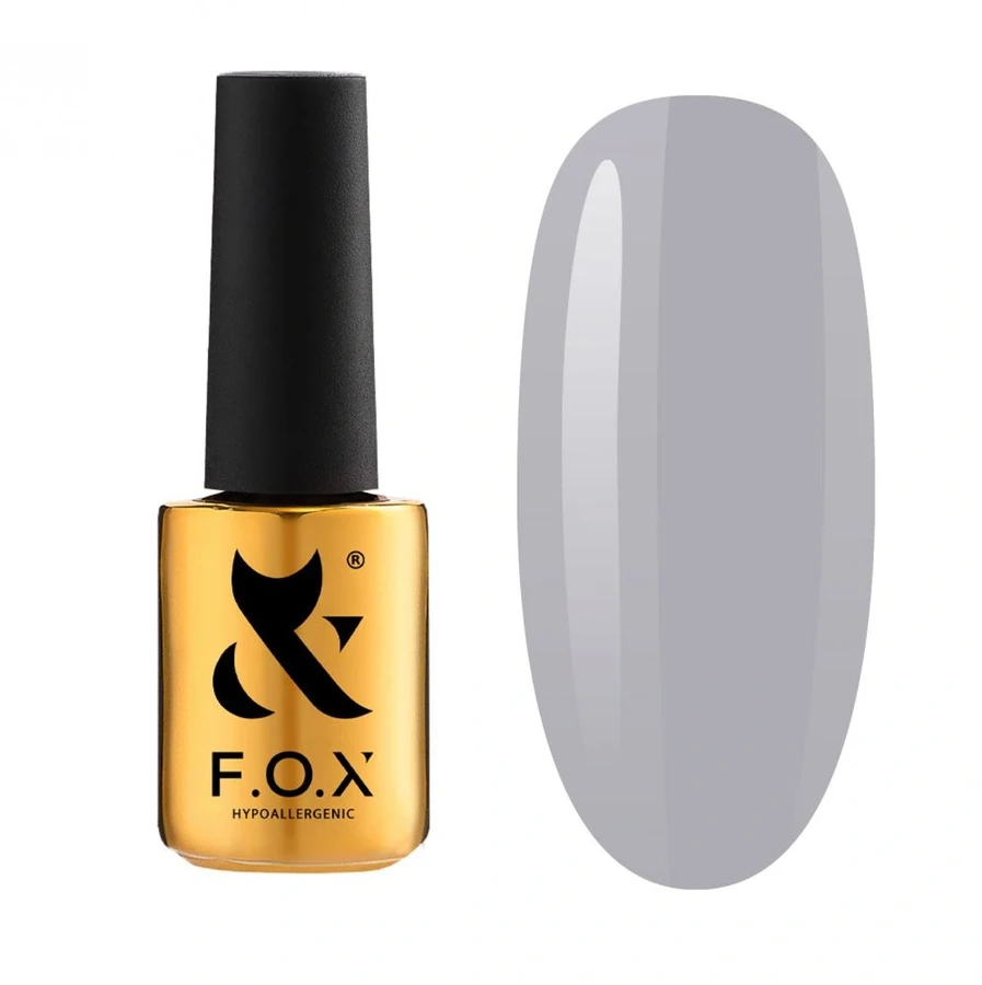 Гель-лак FOX Gel-polish Gold Spectrum 099 сірий, емаль 14 мл