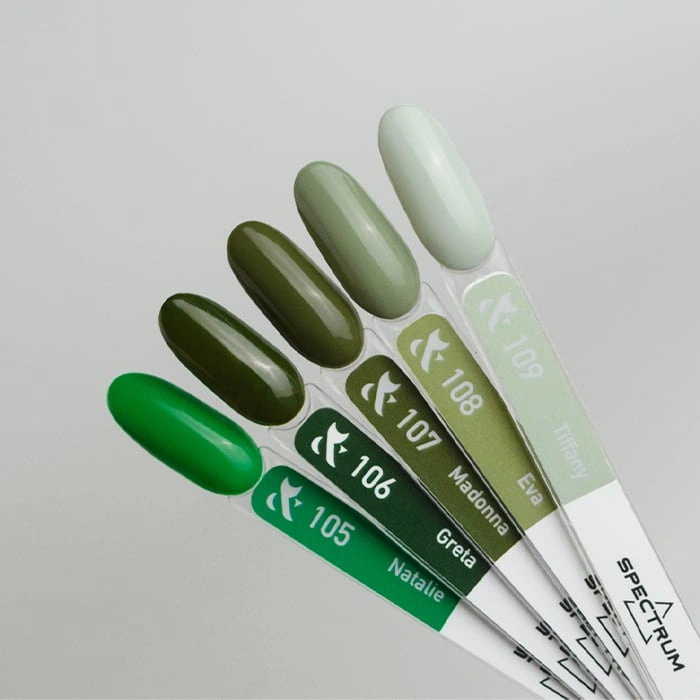 Гель-лак FOX Gel-polish Gold Spectrum 105 яскравий зелений, емаль 14 мл