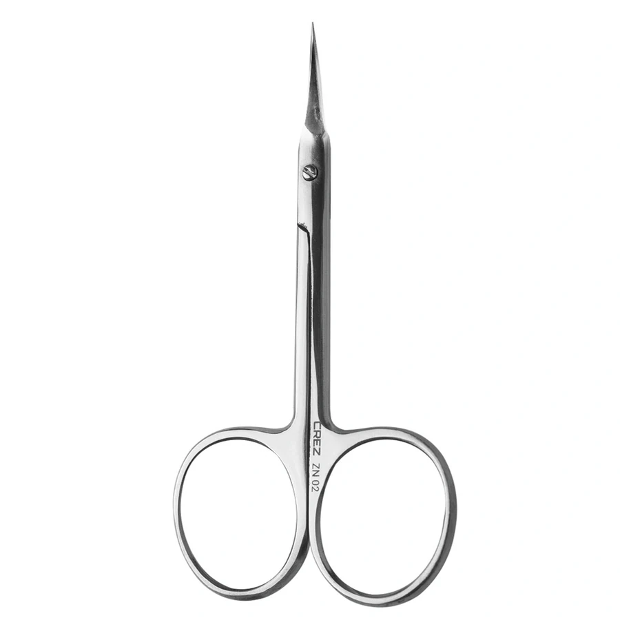 Ножиці для кутикули увігнуті тонкі CREZ Cuticle Scissors ZN02