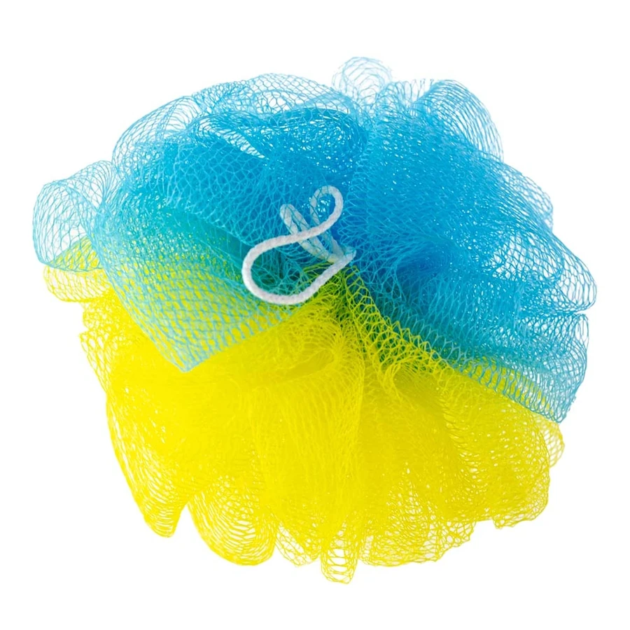 Мочалка для душу Гарні речі Shower Sponge Yellow-Blue жовто-блакитна