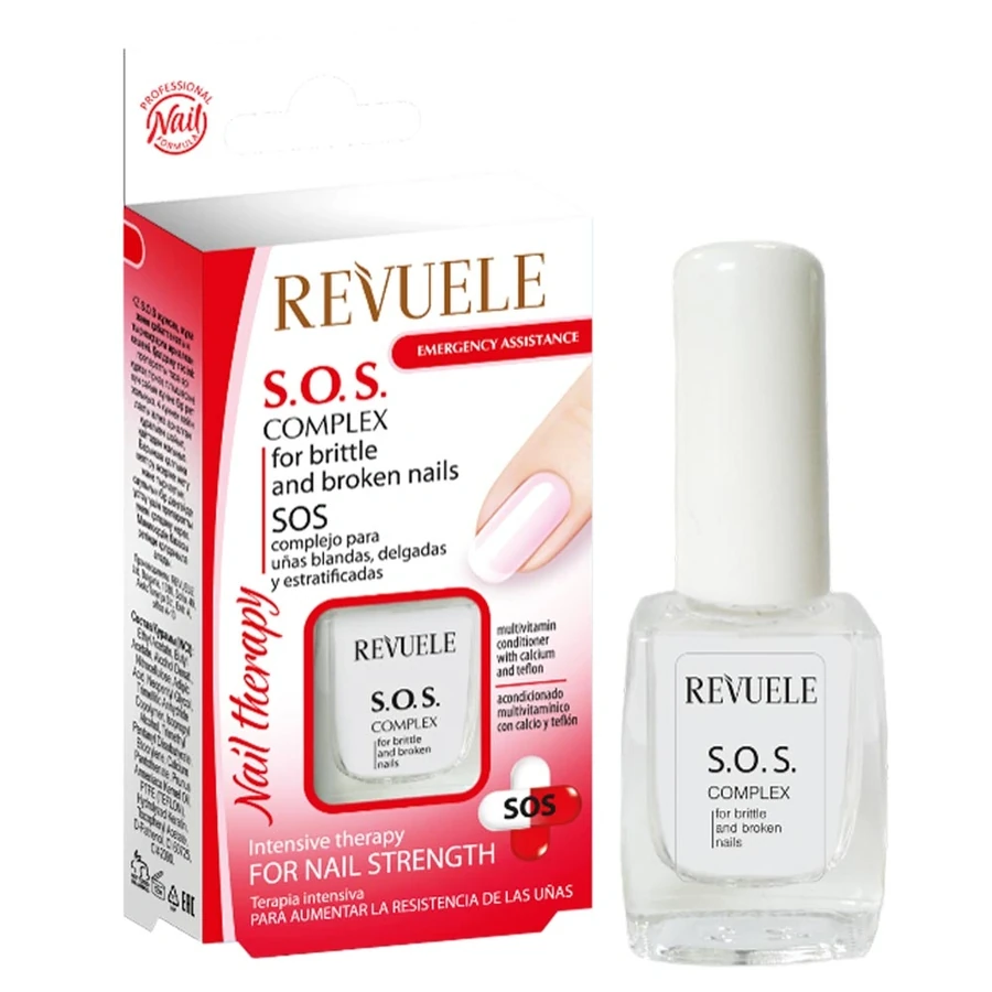 SOS-Комплекс для ламких та зламаних нігтів Revuele SOS Complex Nail Therapy 10 мл