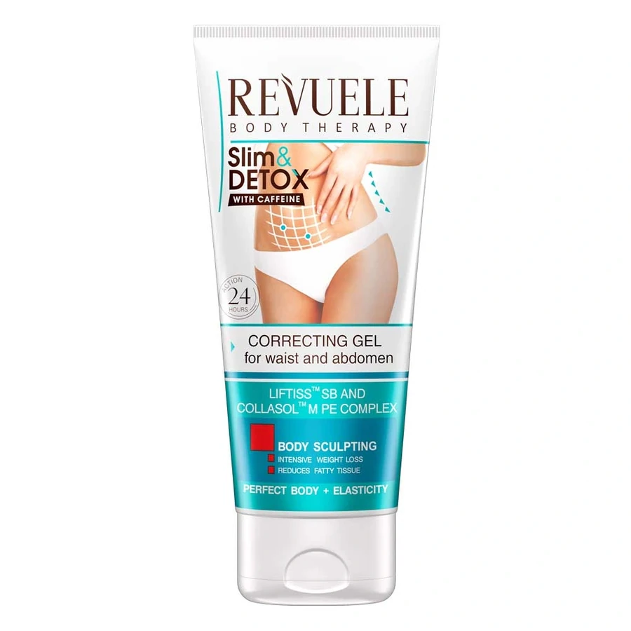 Коригуючий гель для талії та живота Revuele Slim & Detox Correcting Gel for Waist and Abdomen 200 мл