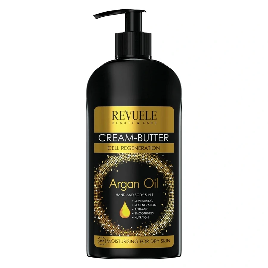 Крем-баттер для рук та тіла 5 в 1 Revuele Cream-Butter Argan Oil Hand & Body 5 in 1 400 мл