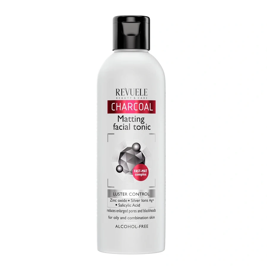 Матуючий тонік для обличчя Revuele Charcoal Matting Facial Tonic 200 мл