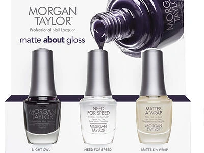 Morgan Taylor Matte About Gloss Trio